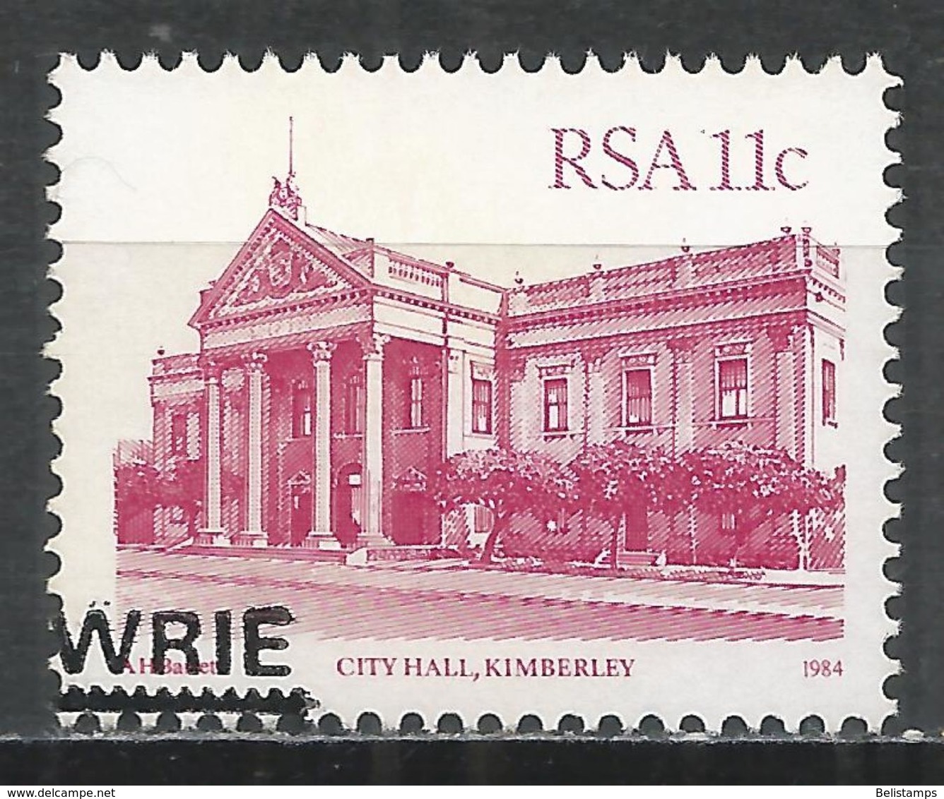 South Africa 1984. Scott #578 (U) City Hall, Kimberley - Oblitérés