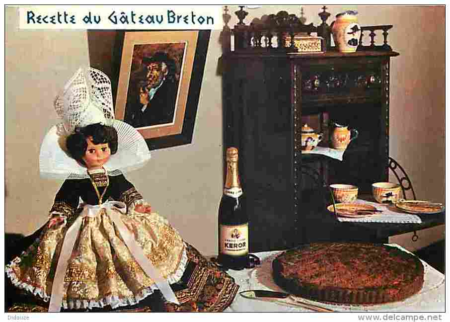 Recettes De Cuisine - Le Gateau Breton - Poupées - Carte Neuve - Voir Scans Recto-Verso - Recettes (cuisine)