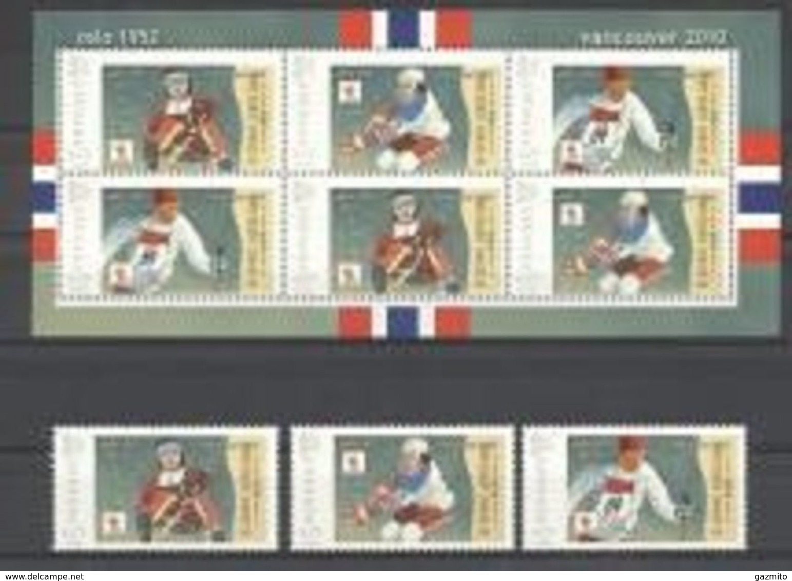 Grenada 2010, Olympic Games In Oslo In 1952 And Vancouver, Hockey, Sking, Personalised, 3val+Sheetlet - Invierno 1952: Oslo