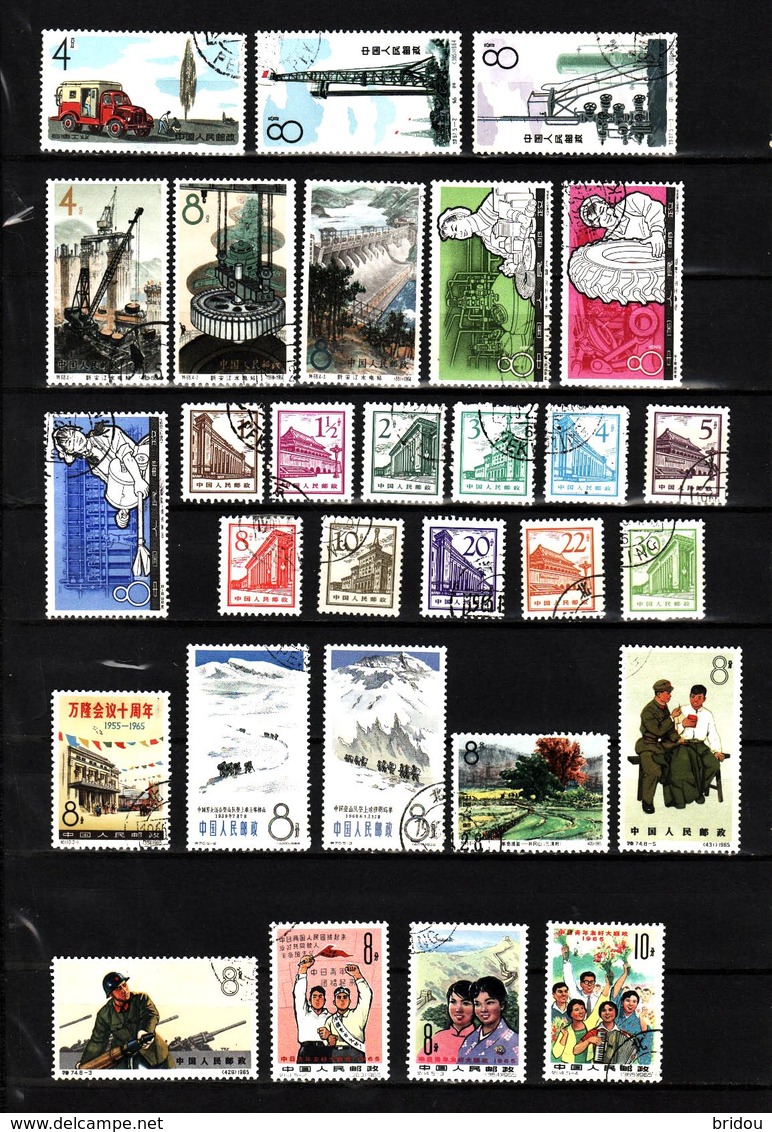 CHINE   Lot De Timbres - Collections, Lots & Series