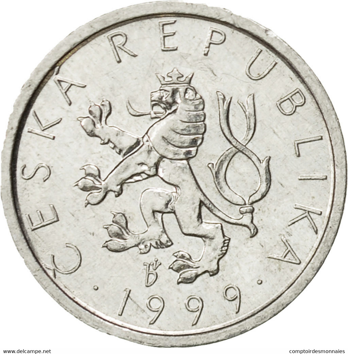 Monnaie, République Tchèque, 10 Haleru, 1999, TTB+, Aluminium, KM:6 - Tchéquie