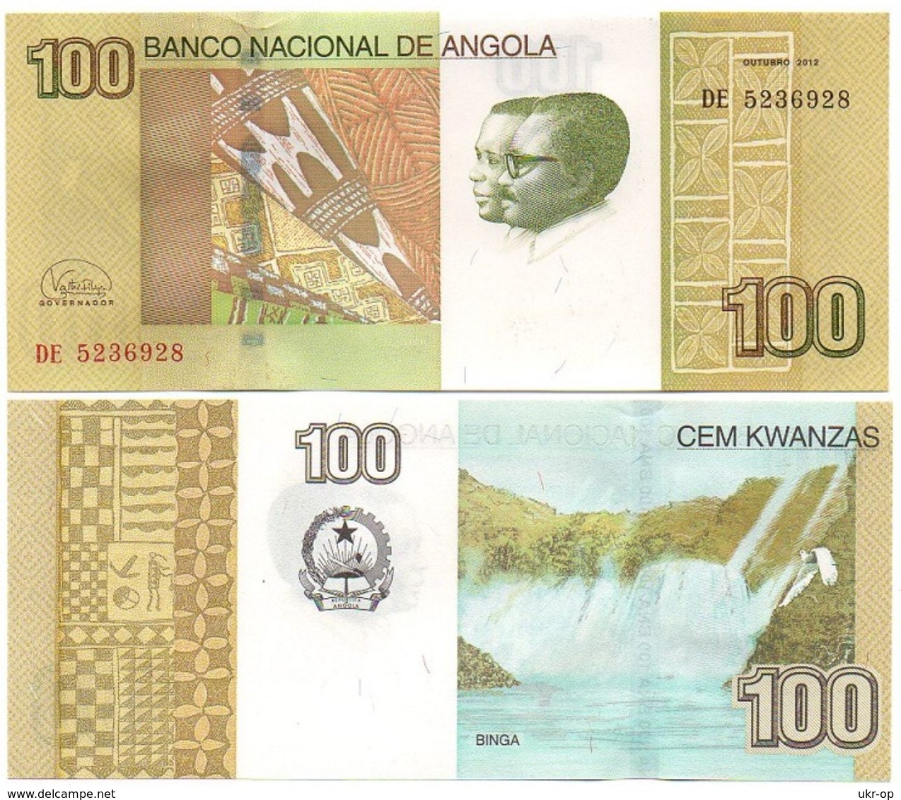 Angola - 100 Kwanzas 2012 2017 UNC Ukr-OP - Angola