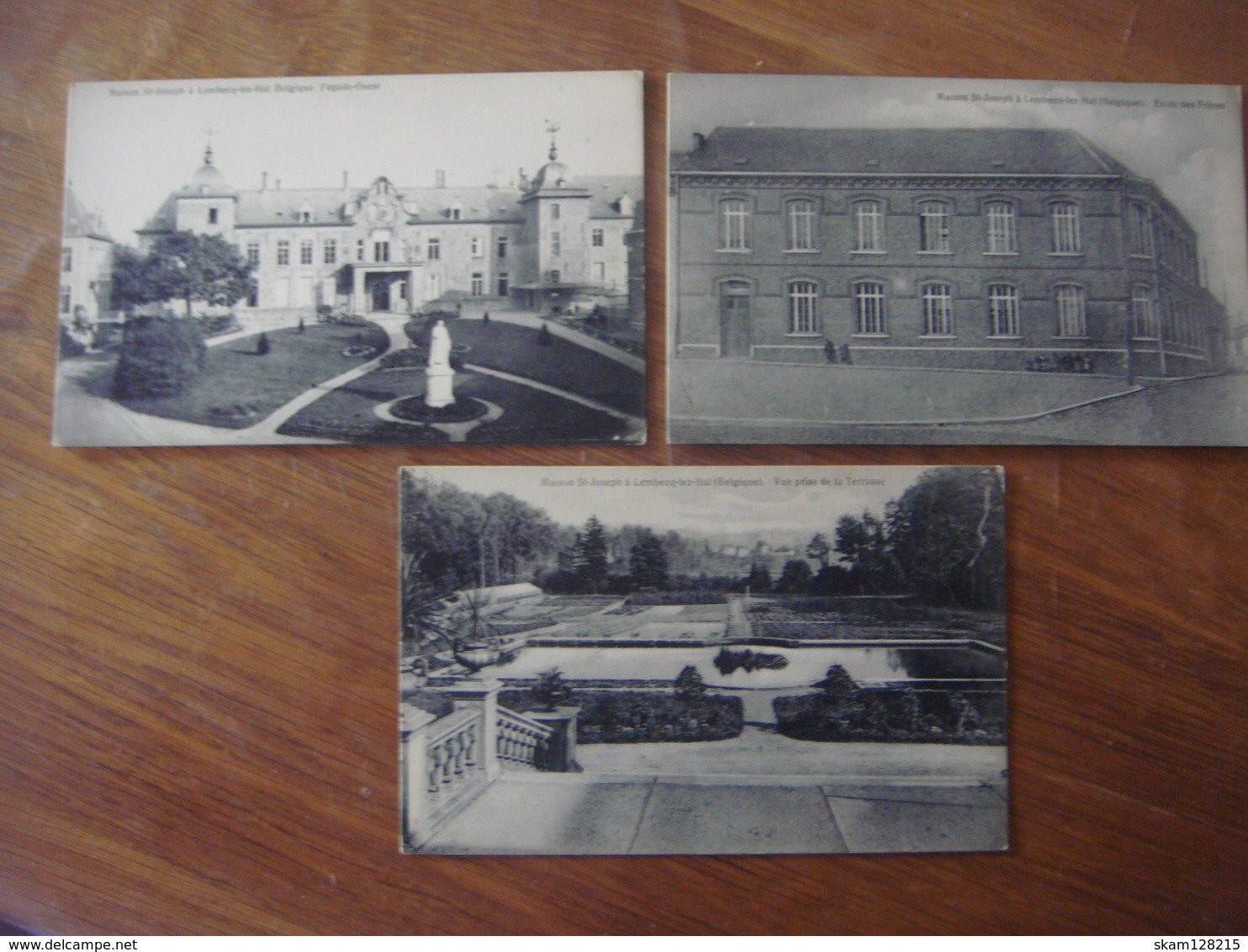 Lot De 3 Cartes De LEMBECQ LEZ HAL ( Lembeek Halle ) - Maison St Joseph (1 Carte Rare Et 1 Peu Courante) - Halle