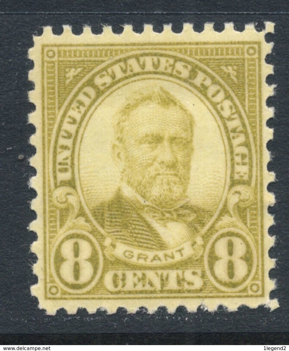 U.S.A. #560 Series Of 1922-25 8¢ Ulysses S. Grant/olive Green / MNH - Unused Stamps