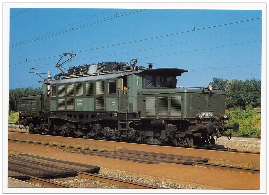 DB - Elektrische-Güterzuglokomotive E 194 567-7 Am 21.8.1987 - Trains