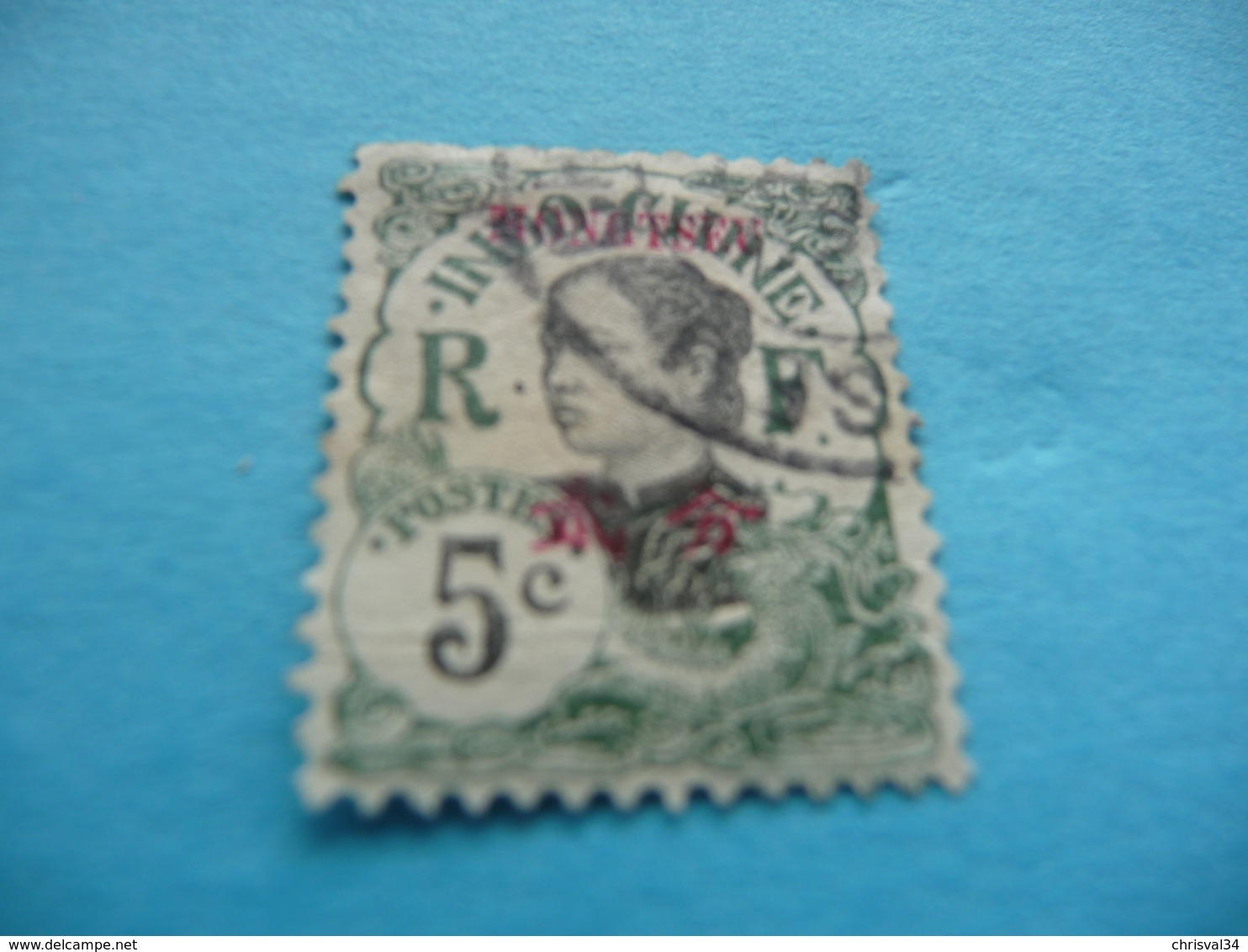 TIMBRE    MONG-TZEU      N  37      COTE  1,30  EUROS   OBLITERE - Used Stamps