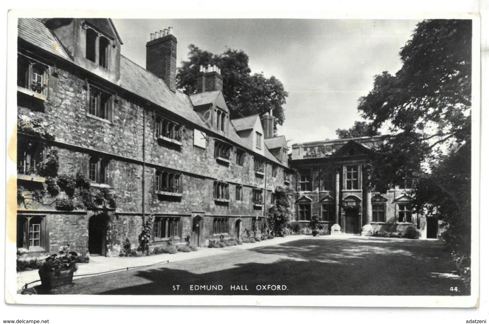 Inghilterra Oxford Edmund Hall Viaggiata 1955 - Oxford