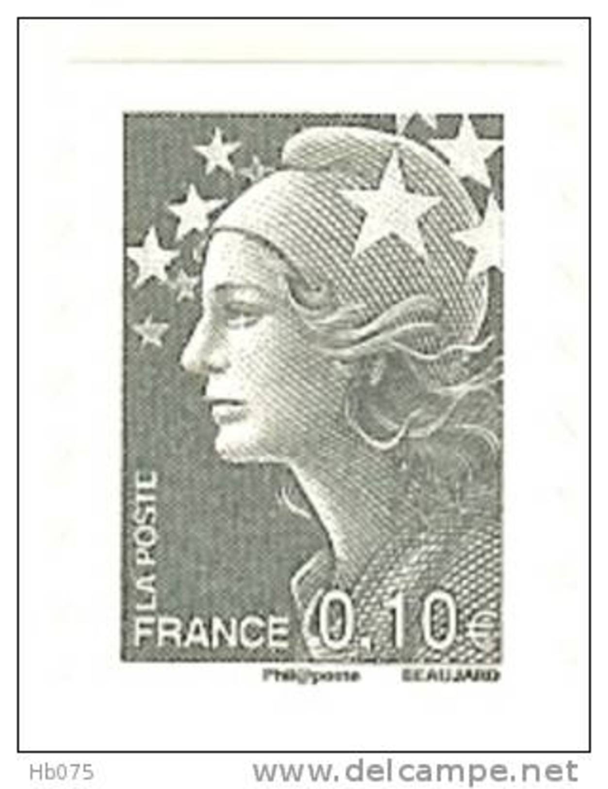 HB-P 041 France Timbres Adhésifs 208-209 -210 Marianne De Beaujard 0,01 &euro; - 0,05 &euro; - 0,10 &euro; 6 Timbres Iss - Autres & Non Classés