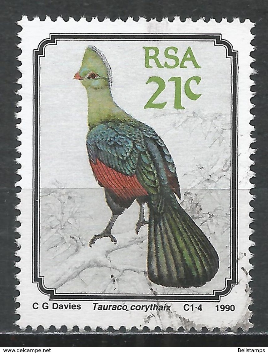 South Africa 1990. Scott #789 (U) Bird, Tauraco Corythaix - Oblitérés