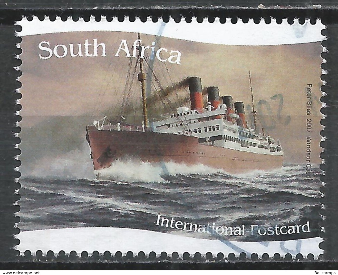 South Africa 2007. Scott #1376e (U) Union Castle Line Ships, Windsor Castle * - Oblitérés