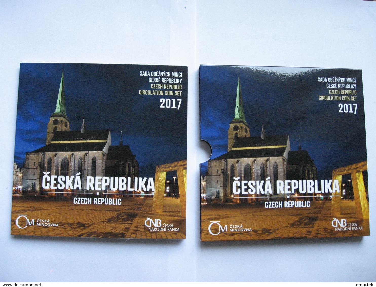 Czech Republic Tschechische Republik TSCHECHIEN 2017 Original Kursmünzensatz KMS. CESKA REPUBLIKA. - Tchéquie