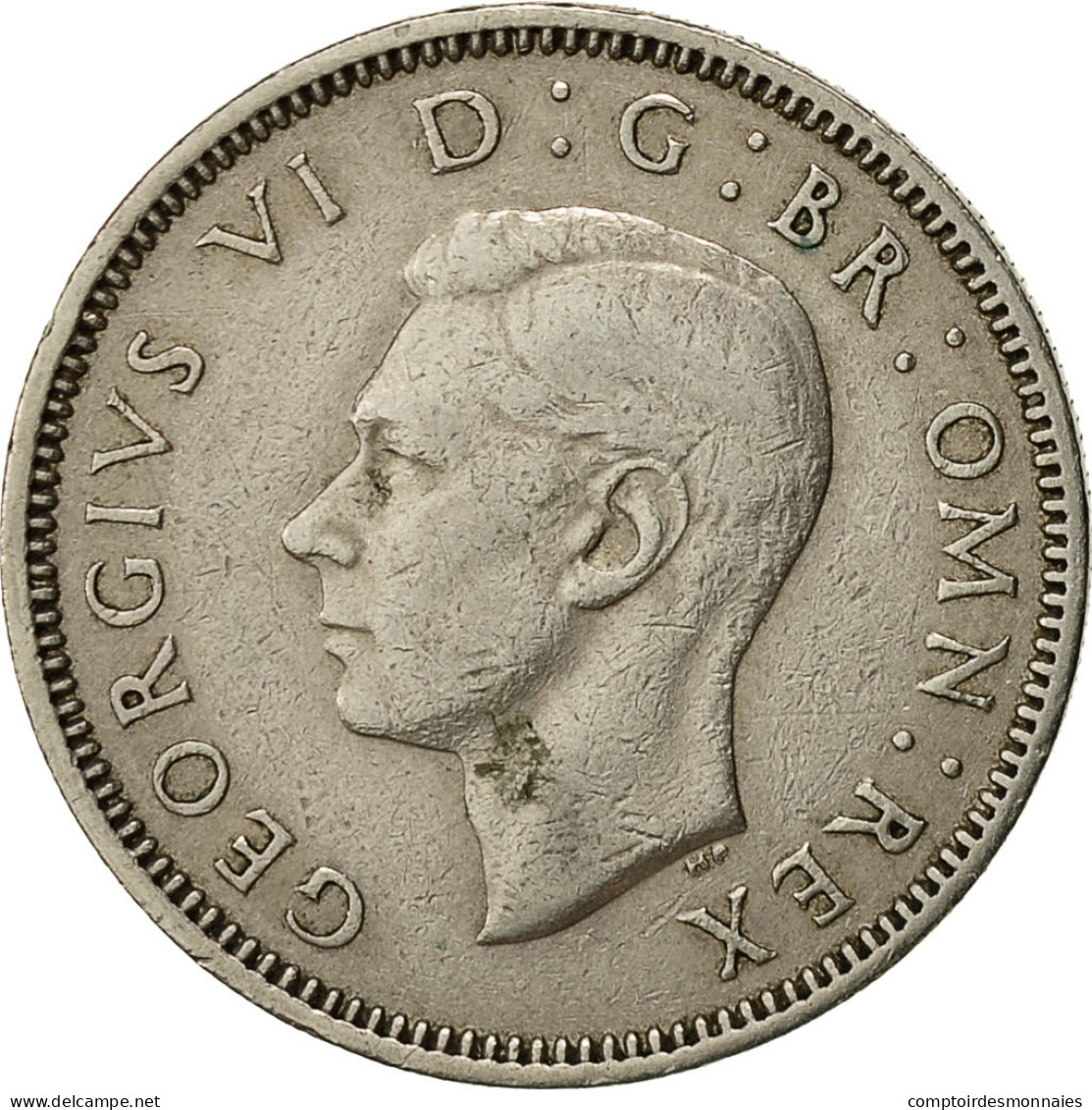 Monnaie, Grande-Bretagne, George VI, Shilling, 1950, TTB, Copper-nickel, KM:877 - I. 1 Shilling