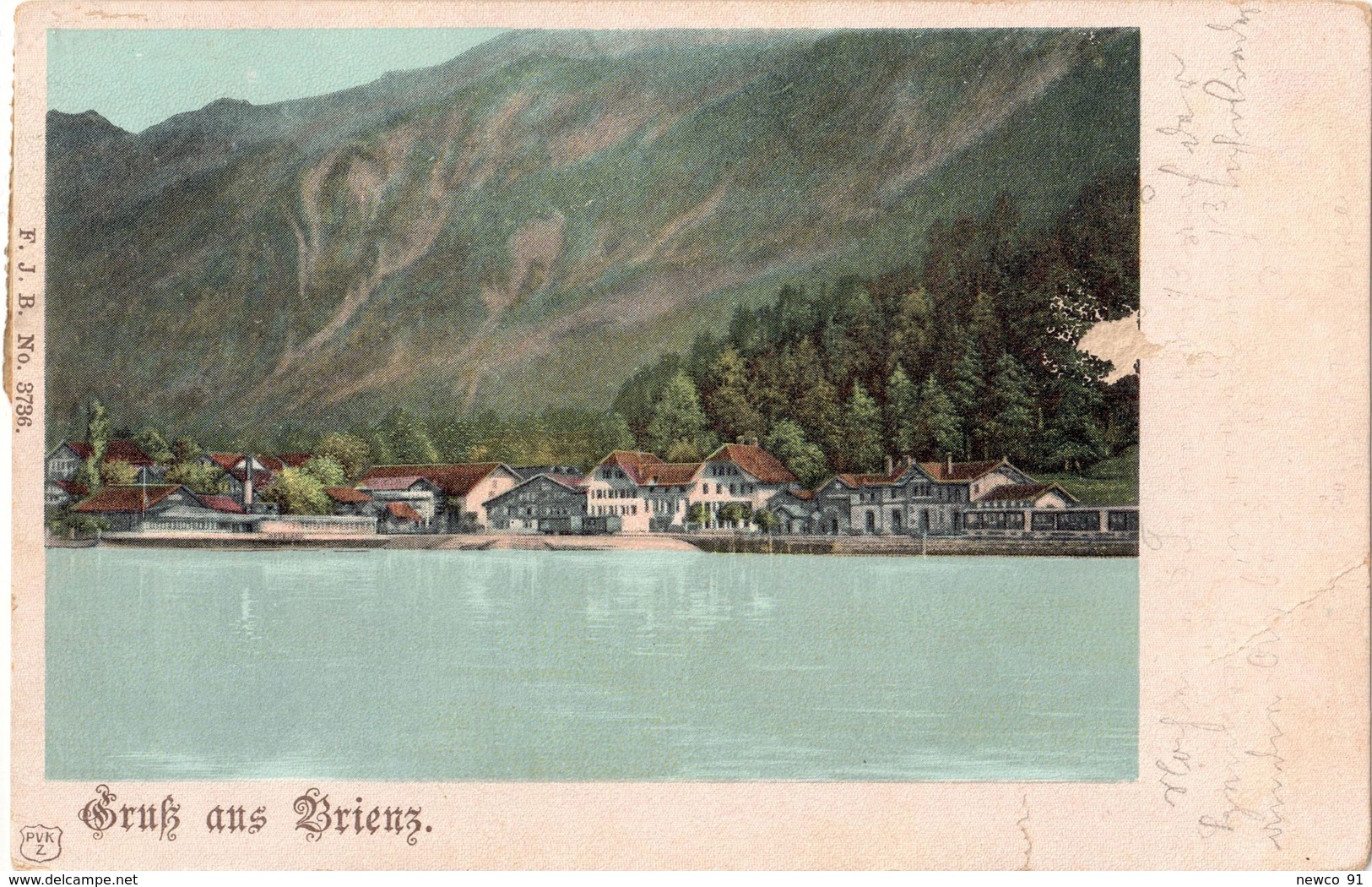 GRUß AUS BRIENZ - 4.IX.1900 - Brienz