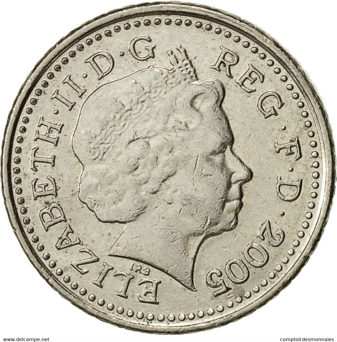 Grande-Bretagne, Elizabeth II, 5 Pence, 2005, TTB, Copper-nickel, KM:988 - 5 Pence & 5 New Pence