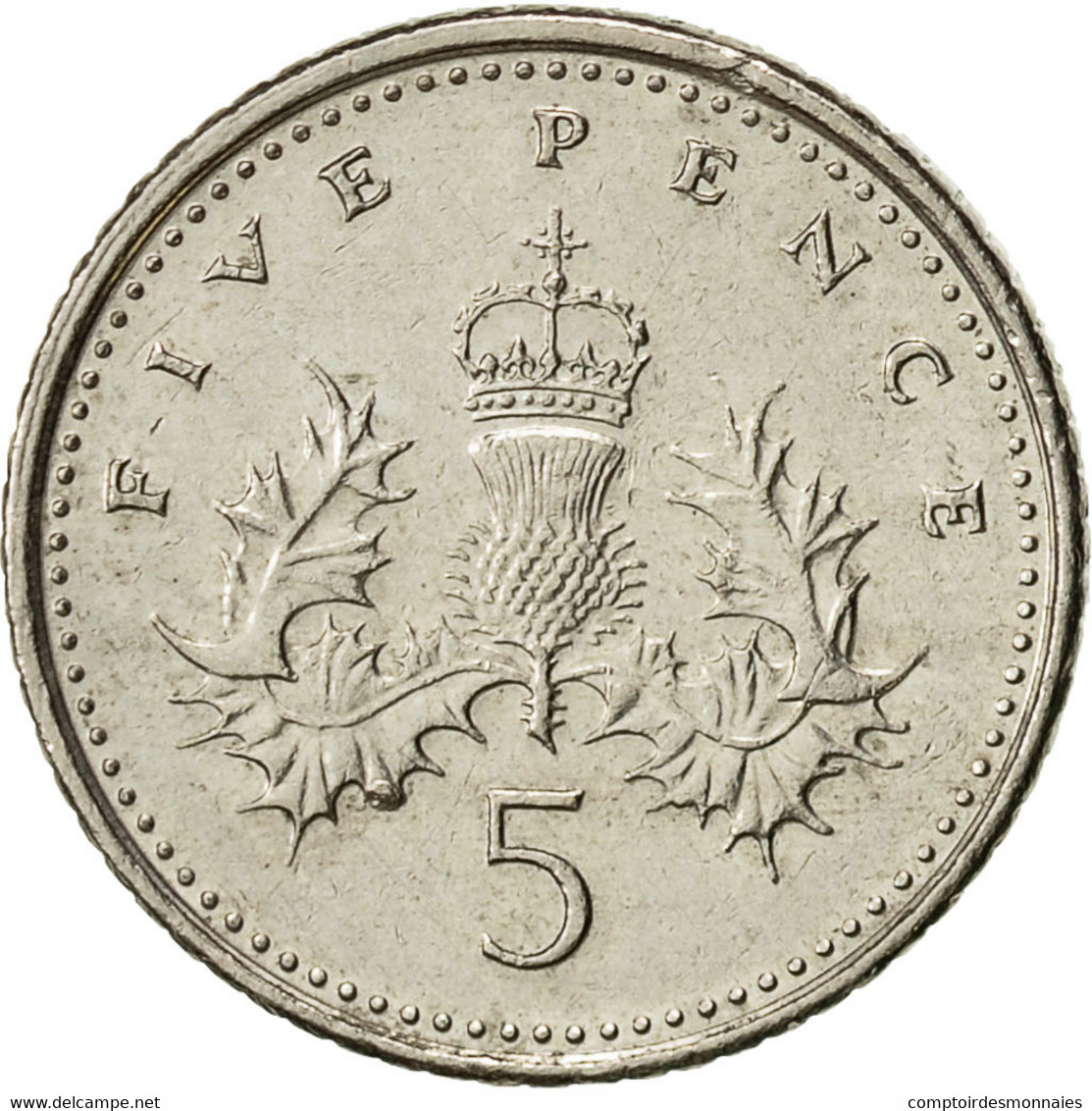 Grande-Bretagne, Elizabeth II, 5 Pence, 2005, TTB, Copper-nickel, KM:988 - 5 Pence & 5 New Pence