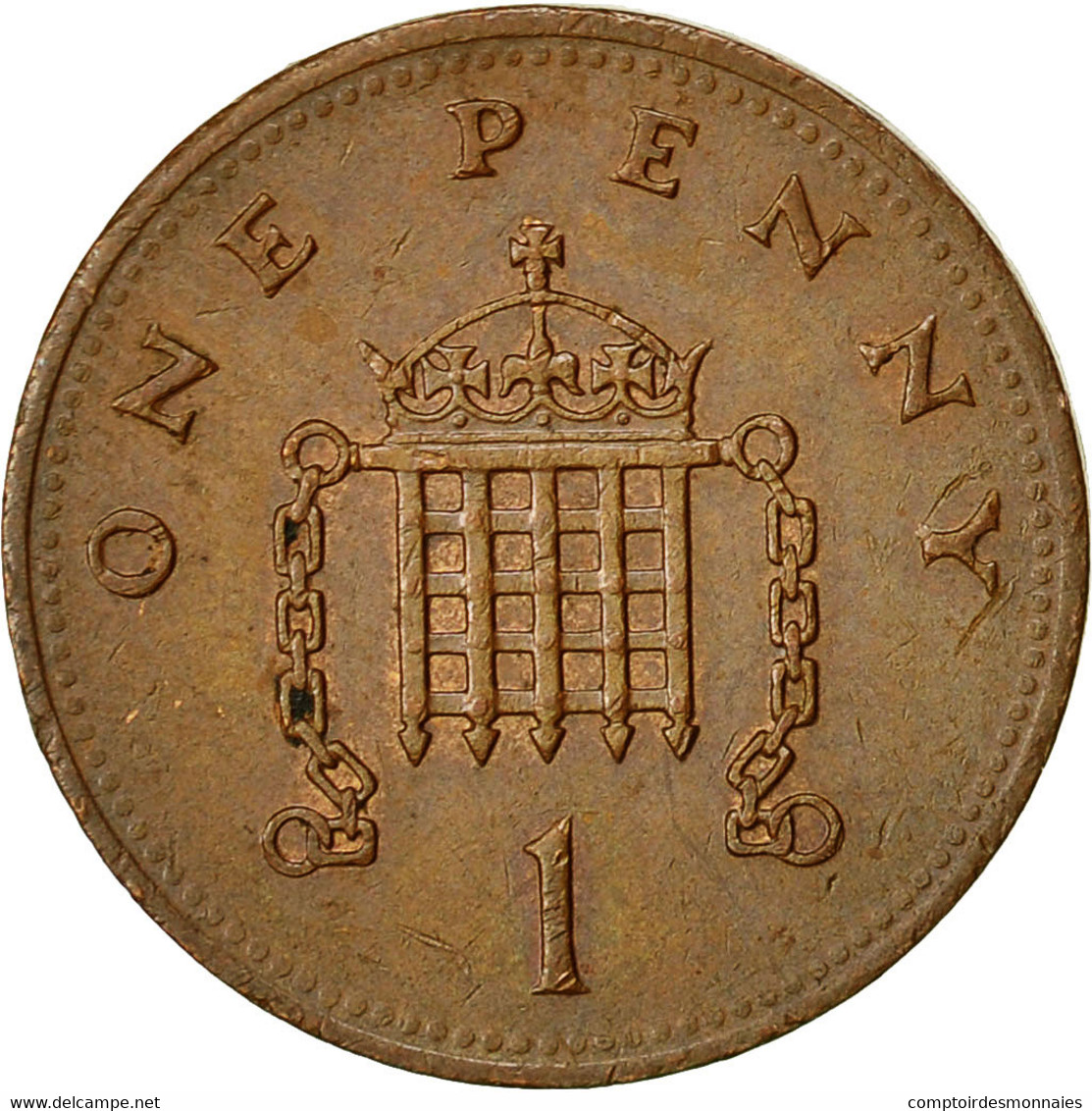 Grande-Bretagne, Elizabeth II, Penny, 1990, TB+, Bronze, KM:935 - 1 Penny & 1 New Penny