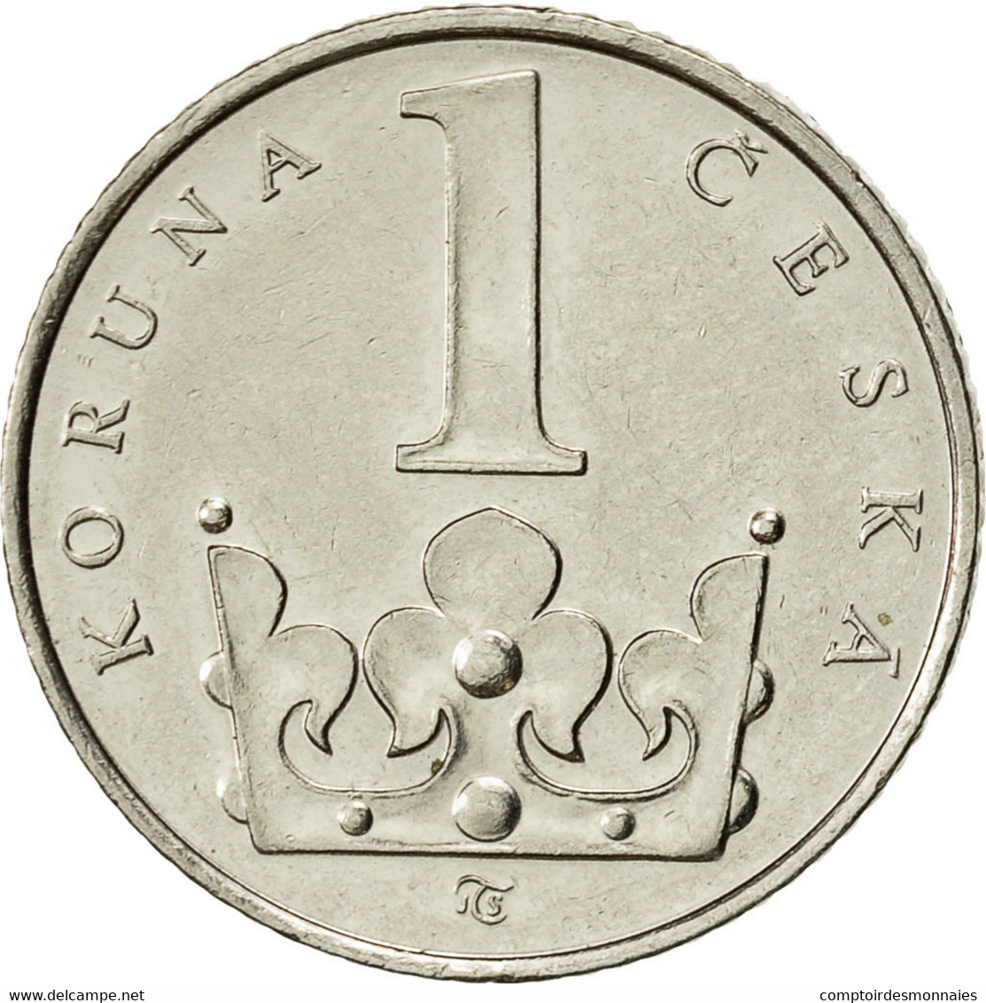 Monnaie, République Tchèque, Koruna, 1995, TTB+, Nickel Plated Steel, KM:7 - Tchéquie