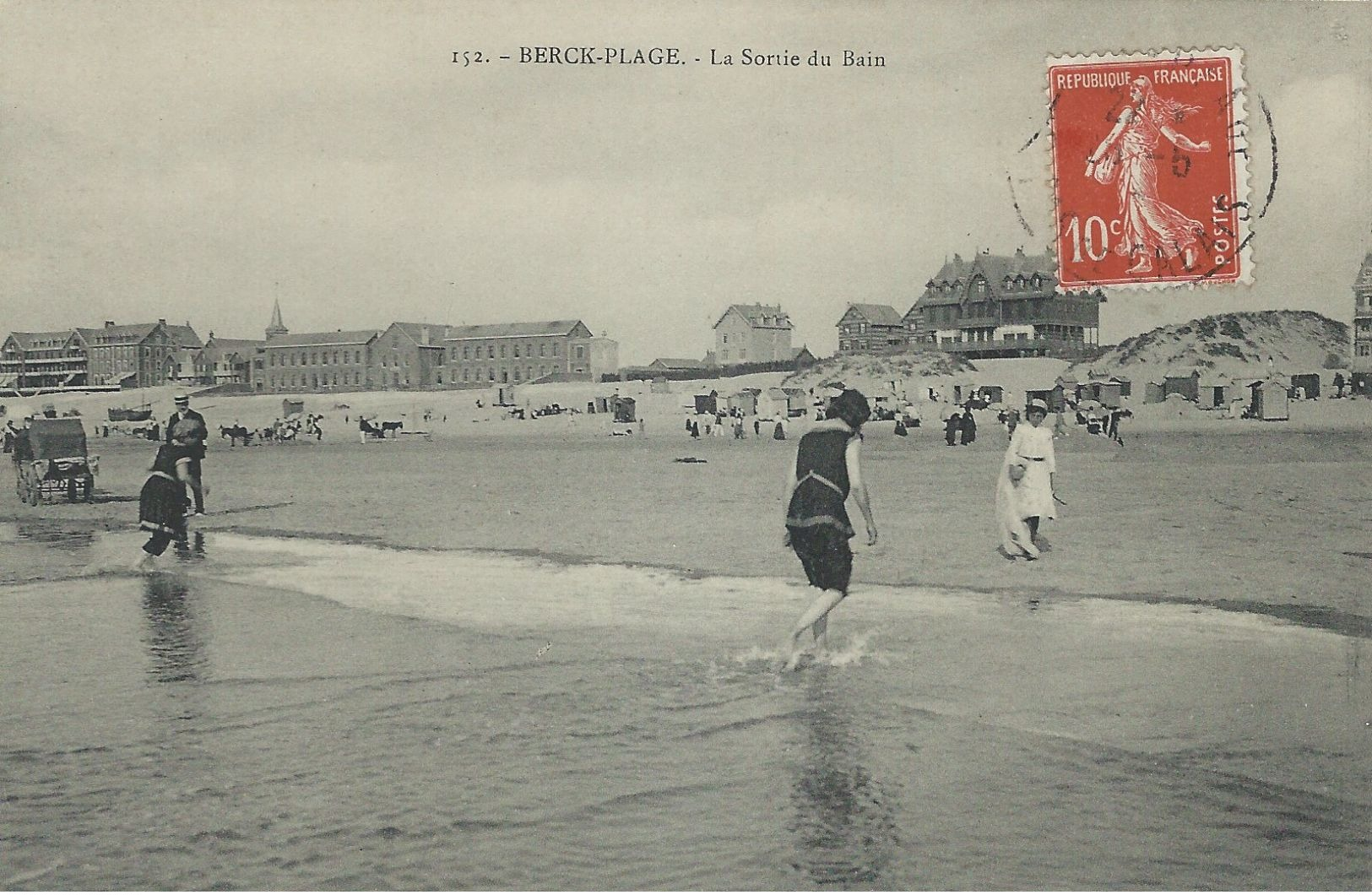 62 - BERCK-PLAGE - La Sortie Du Bain - Berck