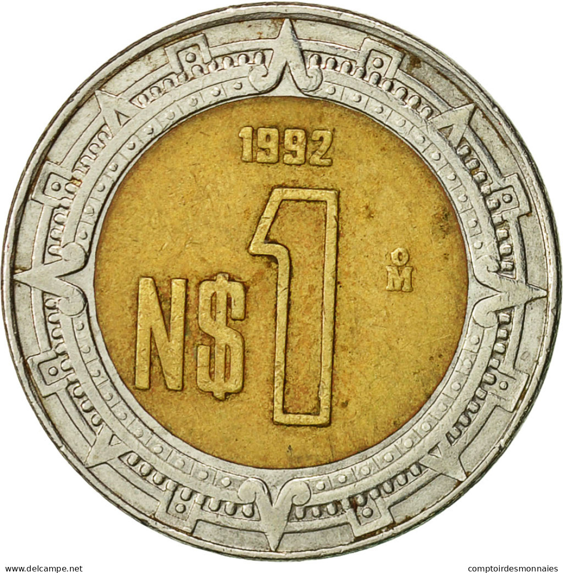 Mexique, Nuevo Peso, 1992, Mexico City, TB+, Bi-Metallic, KM:550 - Mexico