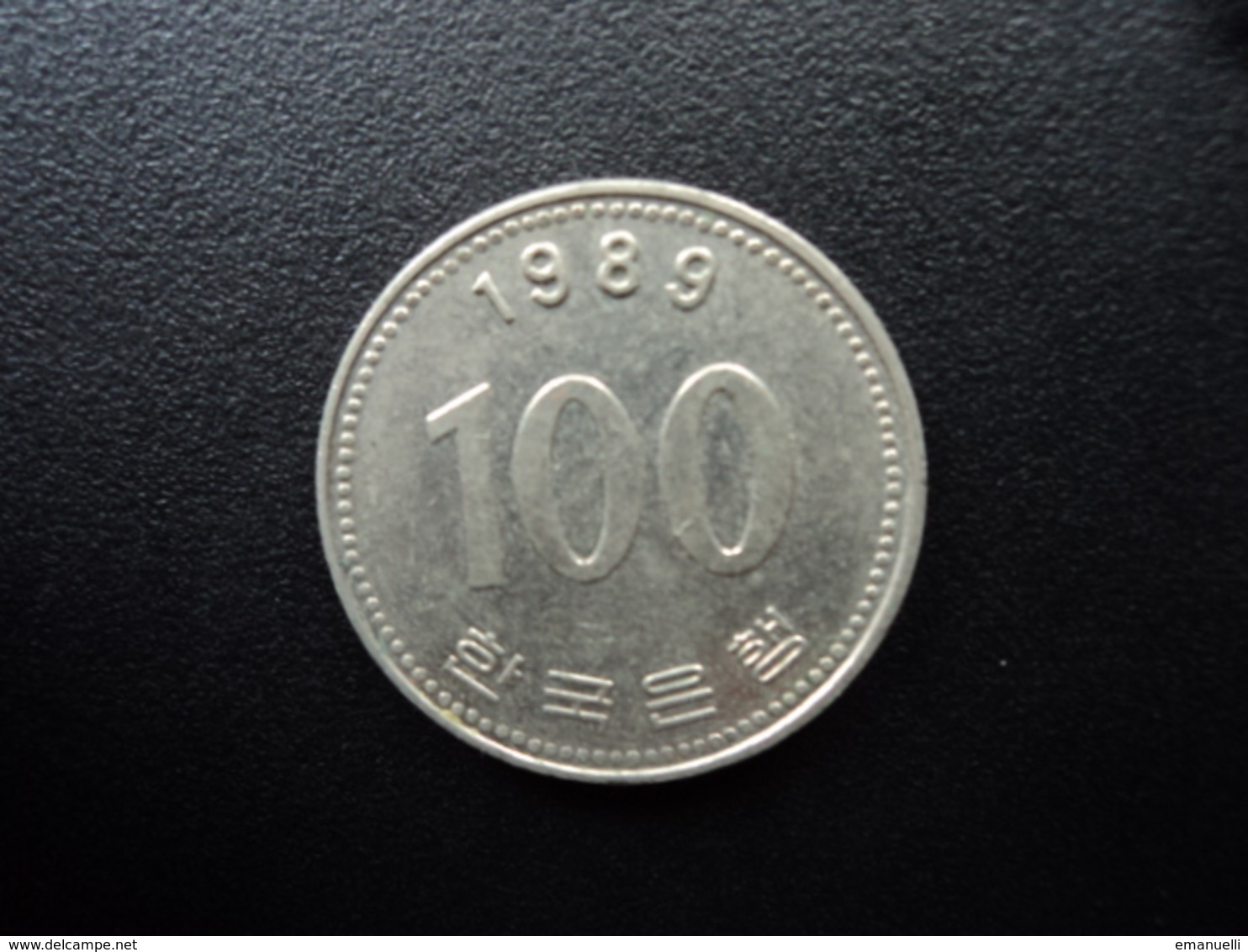 CORÉE DU SUD : 100 WON   1989   KM 35.2    SUP - Korea (Süd-)