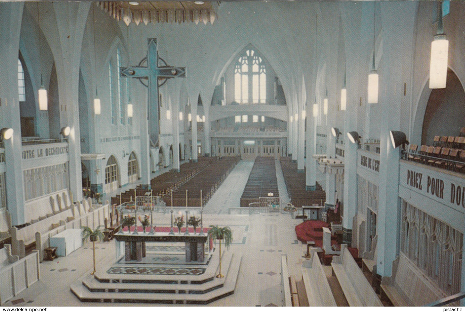 Carte De Souhaits - Sherbrooke Québec Canada - Intérieur De La Cathédrale église Saint-Michel - 2 Scans - Sherbrooke