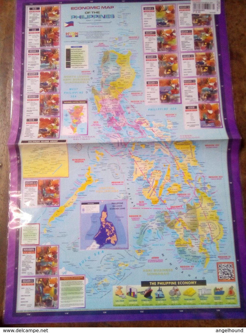 Economic Map Of The Philippines - Cartes Géographiques