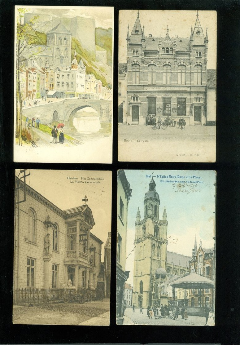 Grand lot de 100 cartes postales de Belgique  Groot lot van 100 postkaarten van België - 100 scans