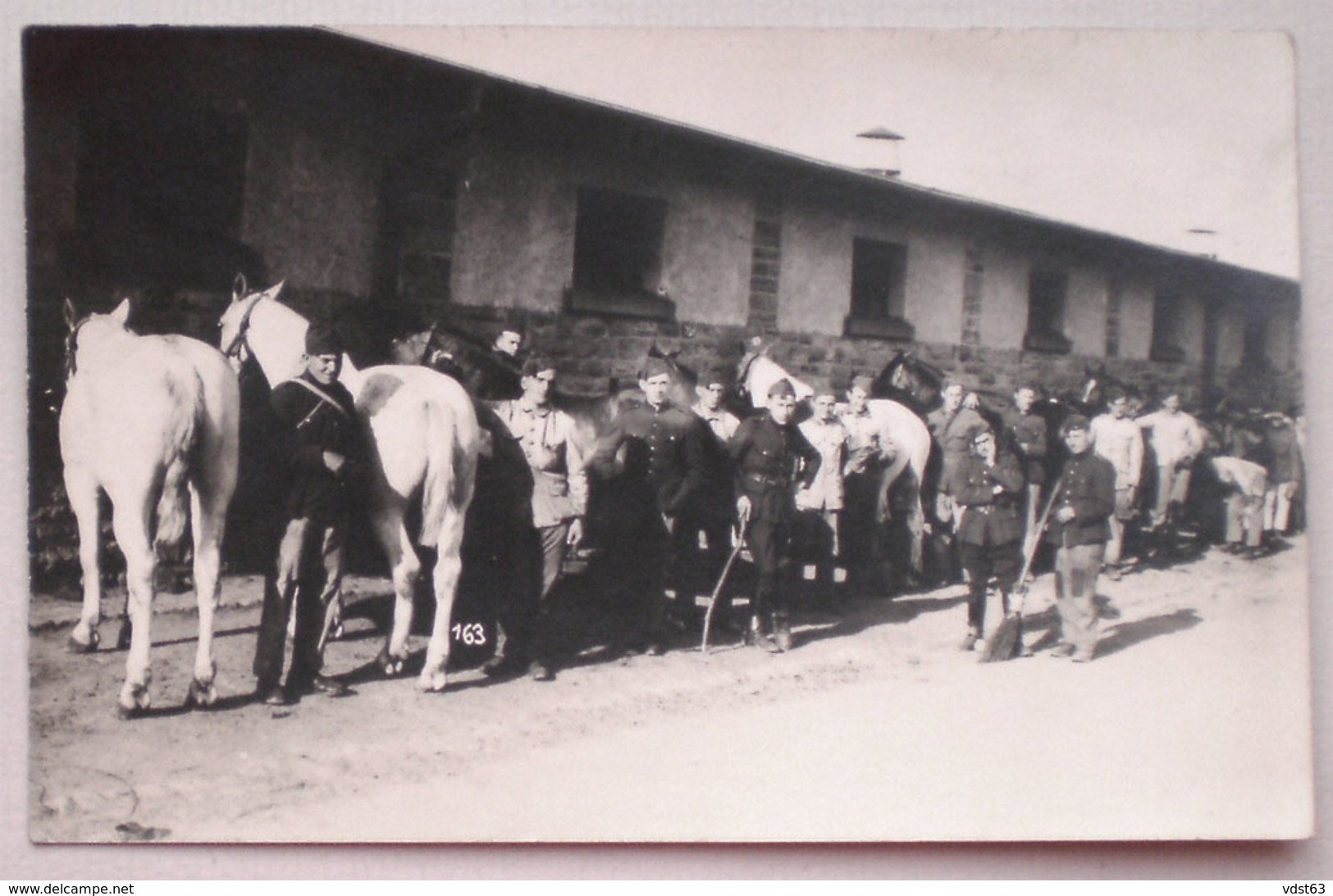 Camp ELSENBORN Régiment Cavalerie Soins Aux Chevaux Ruiters Caserne Kazerne - Carte Photo Fotokaart - Elsenborn (Kamp)