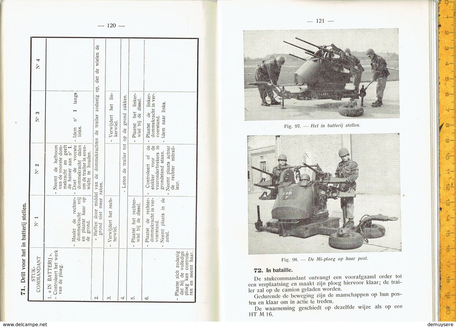 4 - Boek - De Mitrailleur Browning  .50 Mb M2 - 1966 - 224 Blz - Beperkte Verspreiding - 2080 Ex. - Documents