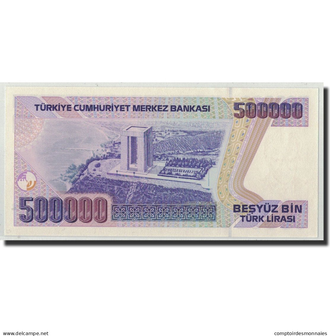 Billet, Turquie, 500,000 Lira, L.1970 (1993), KM:208, NEUF - Turquie