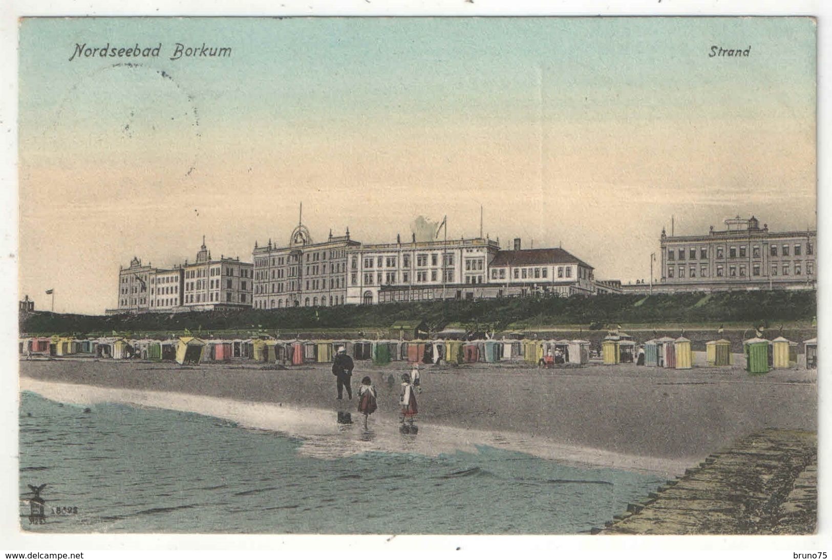 Nordseebad BORKUM - Strand - 1905 - Borkum