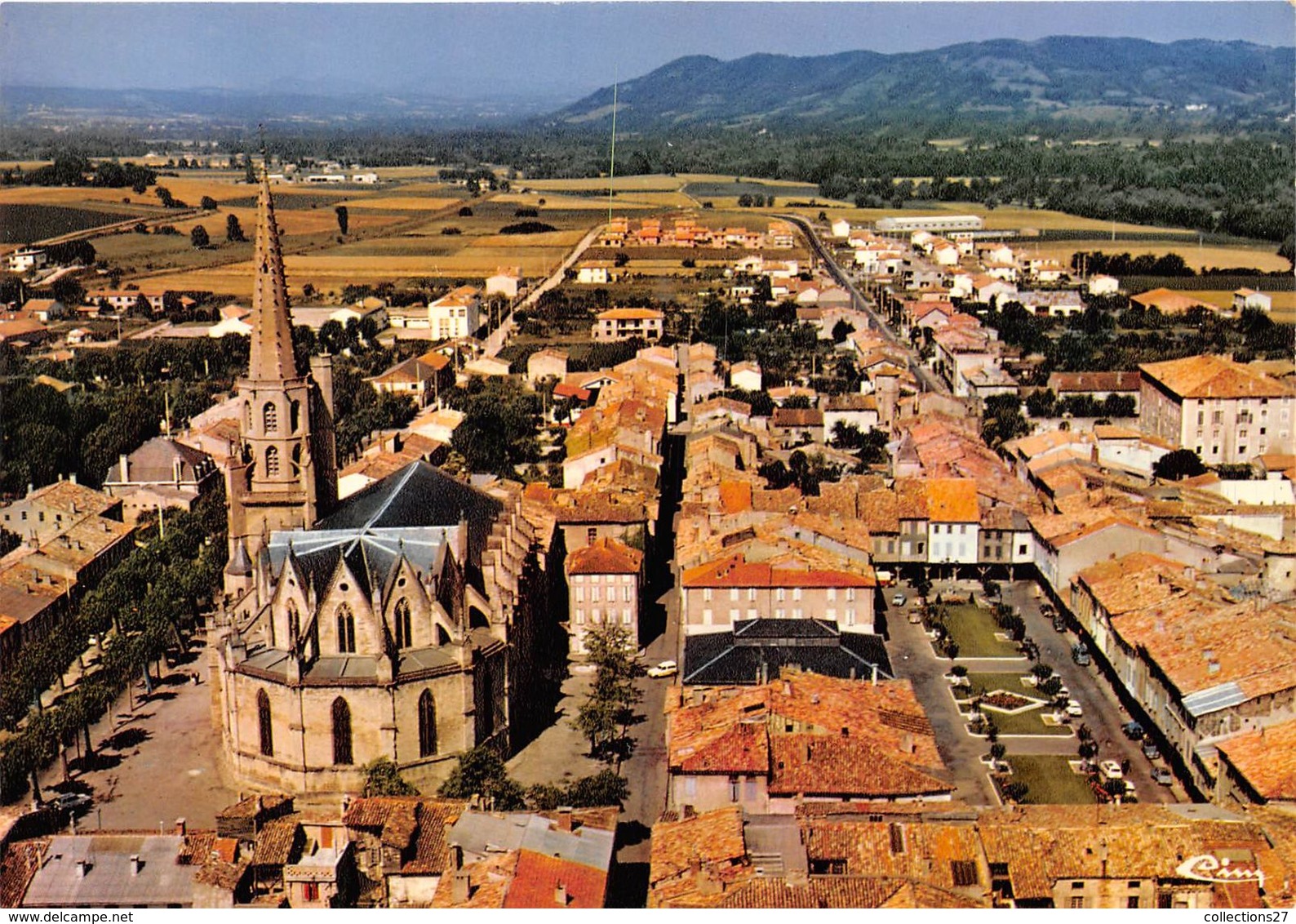 09-MIREPOIX- VUE AERIENNE GENERALE - Mirepoix