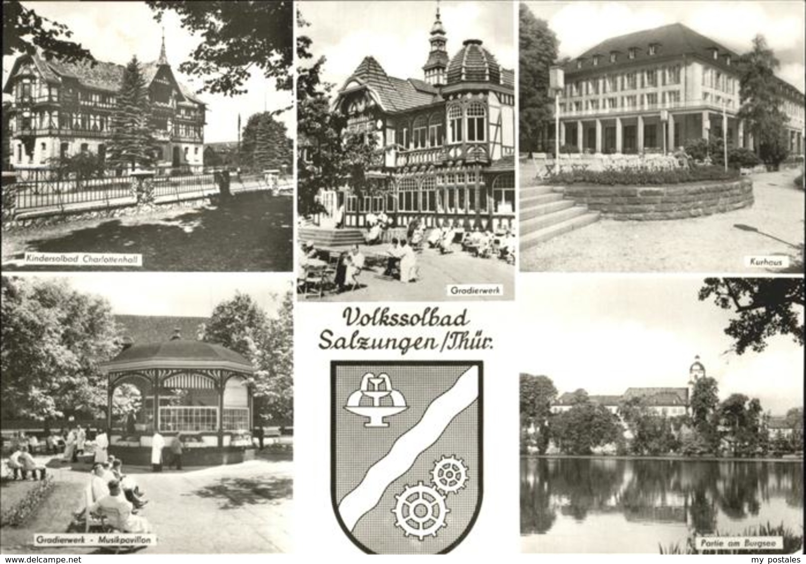 41257925 Bad Salzungen Kindersolbad Kurhaus Musikpavillon Wappen Bad Salzungen - Bad Salzungen