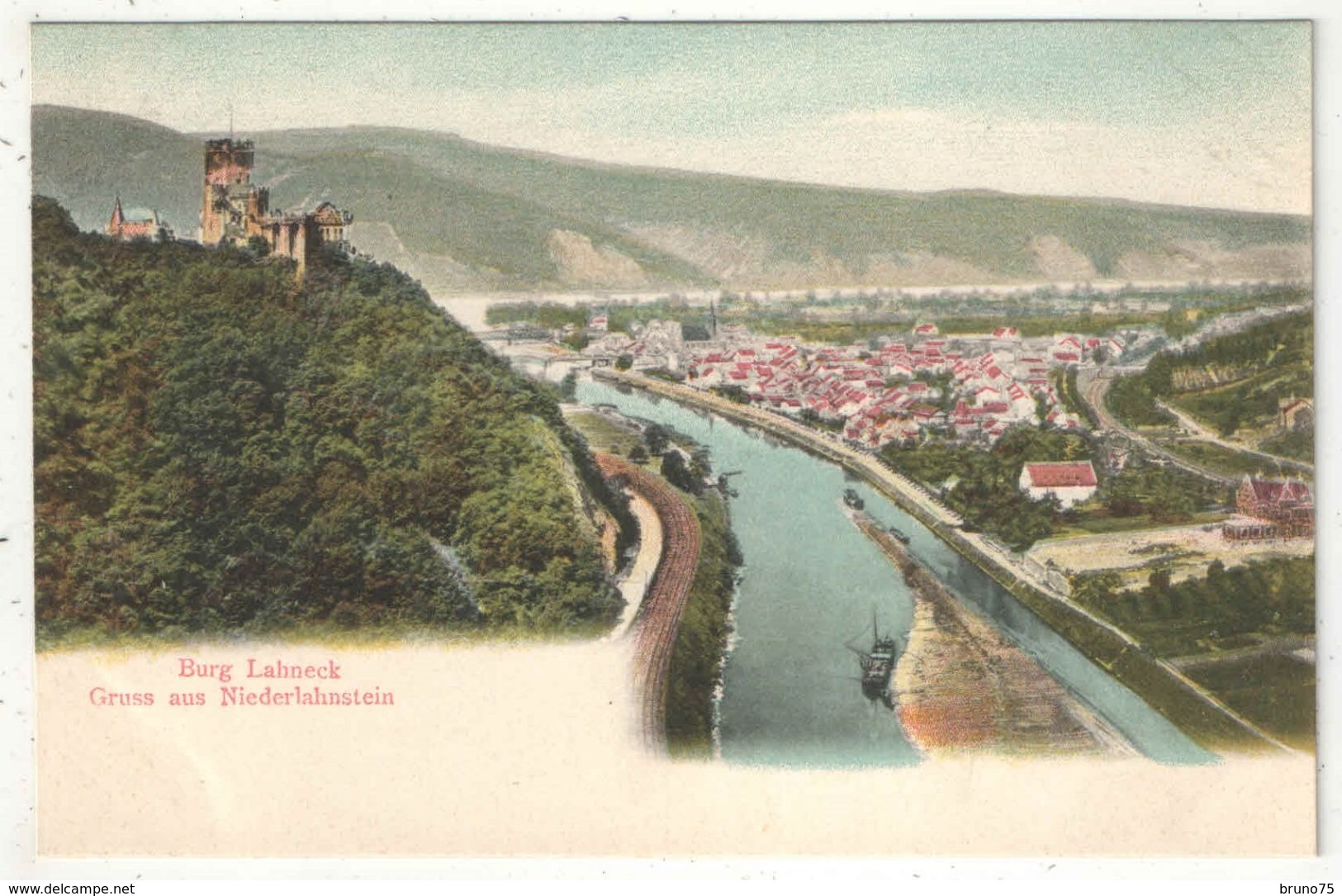 BURG LAHNECK - Gruss Aus NIEDERLAHNSTEIN - Von König 110 - Lahnstein