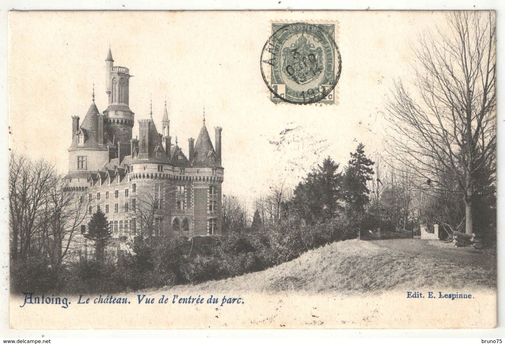 ANTOING - Le Château - Vue De L'entrée Du Parc - Edition Lespinne - 1903 - Antoing