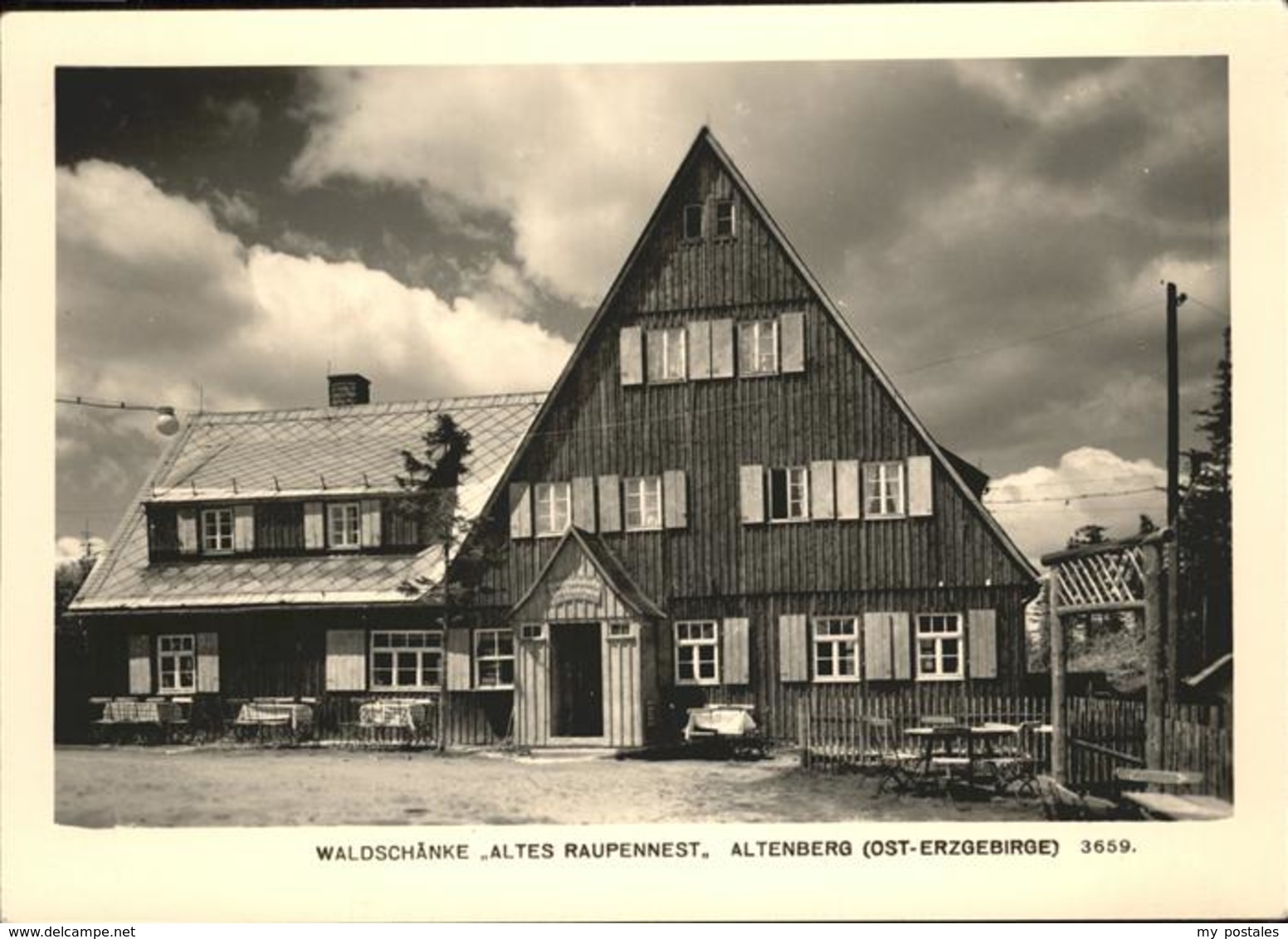41261133 Altenberg Erzgebirge Waldschaenke Altes Raupennest Geising - Geising