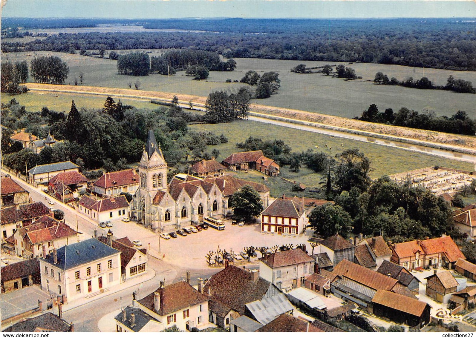 10-LUSIGNY-SUR-BARSE-  VUE AERIENNE - Autres & Non Classés