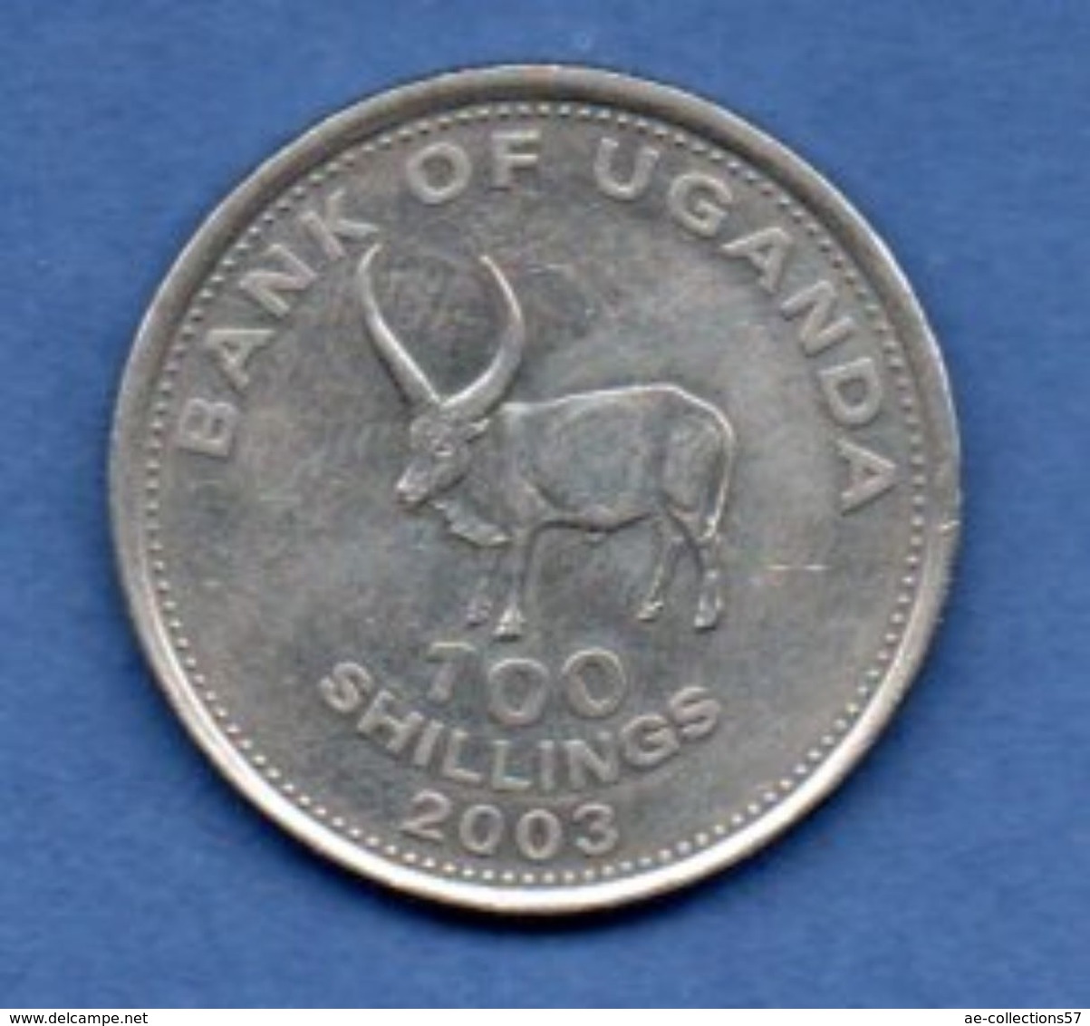 Ouganda  --  100 Shillings 2003--  Km # 67  -  état TTB+ - Ouganda