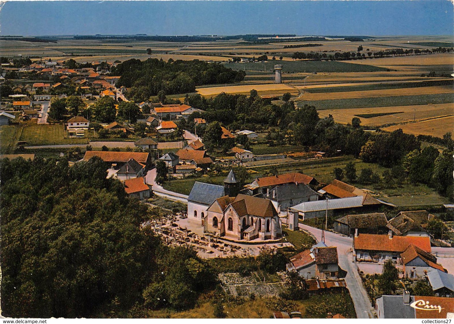 10-MAILLY-LE-CAMP- VUE AERIENNE GENERALE - Mailly-le-Camp