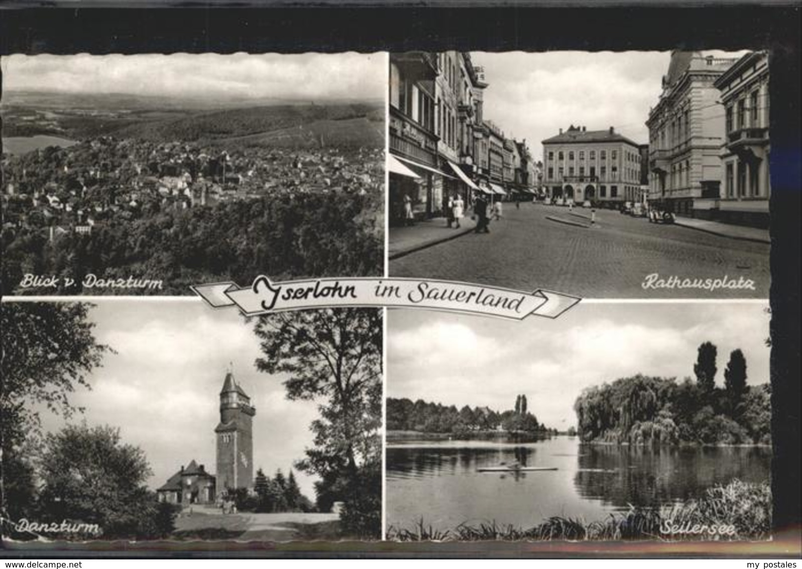 41274957 Iserlohn Rathausplatz Seilersee Danzturm  Iserlohn - Iserlohn