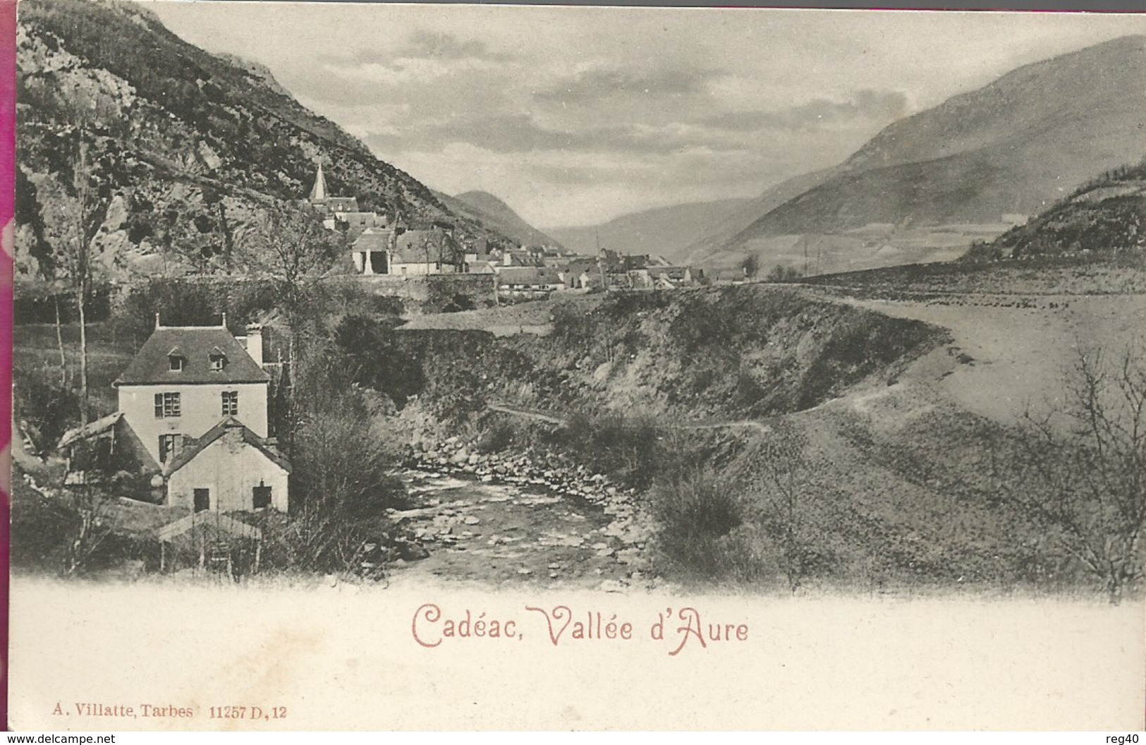 D65 - 2CPA  - CADEAC  - Vallée D'AURE - - -  CADEAC Près D 'ARREAU   Vue Générale - Autres & Non Classés