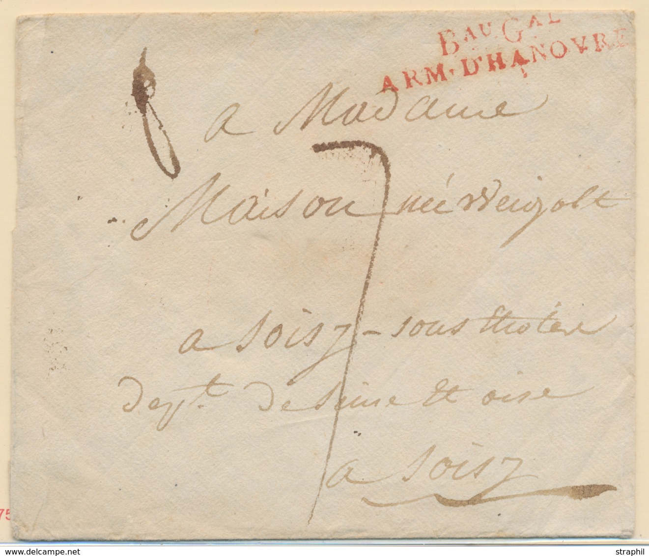 LSC BAU GAL ARM. D'HANOVRE - Rge - Sans Date - TB - 1801-1848: Précurseurs XIX