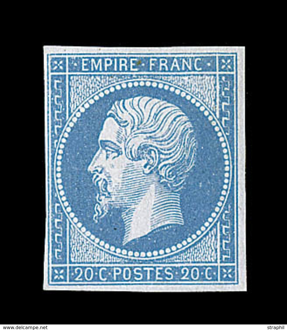* N°14A - 20c Bleu - TB - 1853-1860 Napoléon III