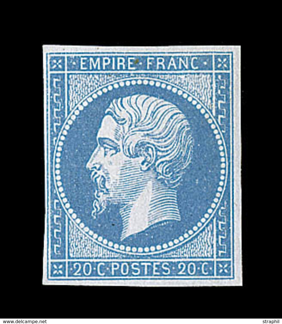 * N°14A - 20c Bleu - TB - 1853-1860 Napoleon III