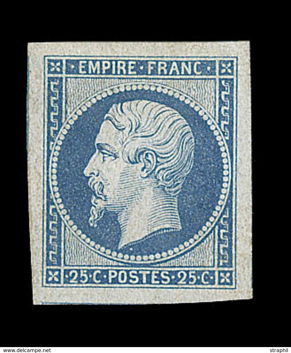 (*) N°15 - 25c Bleu - Belles Marges - Avec Amorce De Voisins - TB/SUP - 1853-1860 Napoleon III