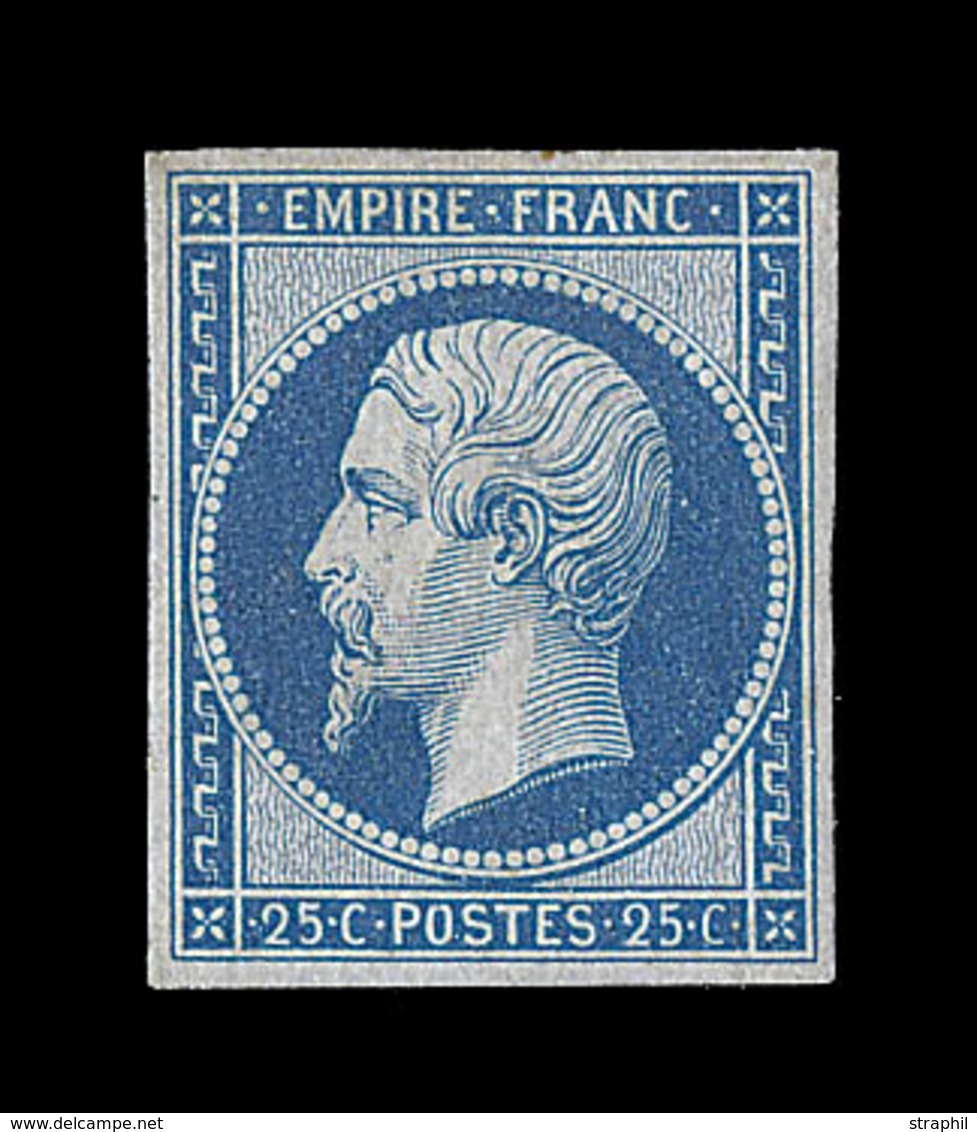 * N°15c - Réimpression Du 25c Bleu - TB - 1853-1860 Napoléon III.