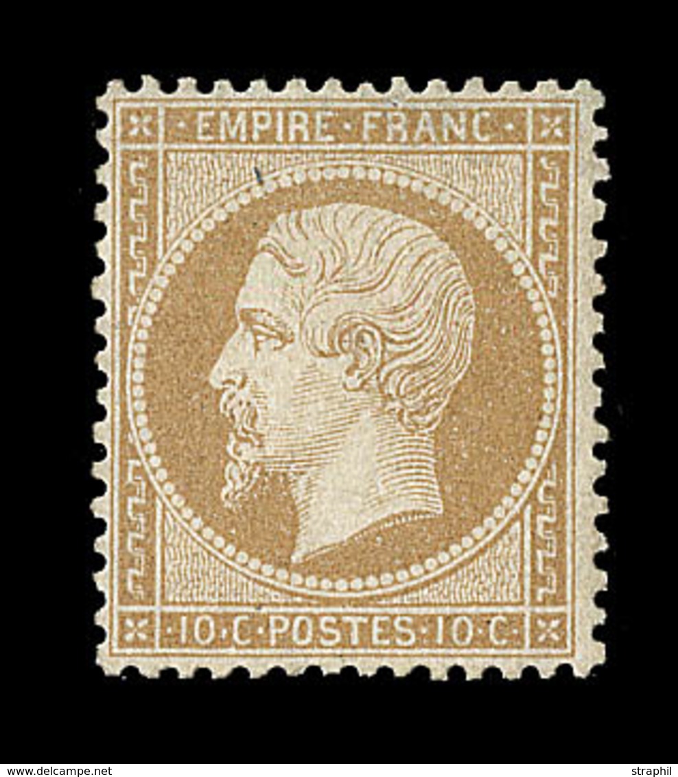 * N°21 - 10c Bistre - TB Centrage - TB - 1862 Napoléon III