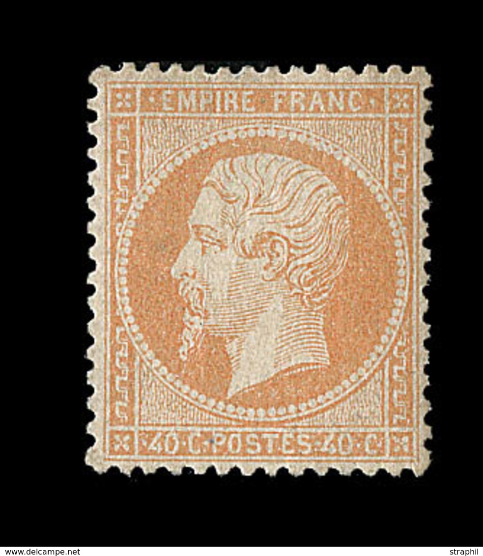 * N23a - 40c Orange Clair - Bon Centrage - Certif. Calves - TB - 1862 Napoléon III.