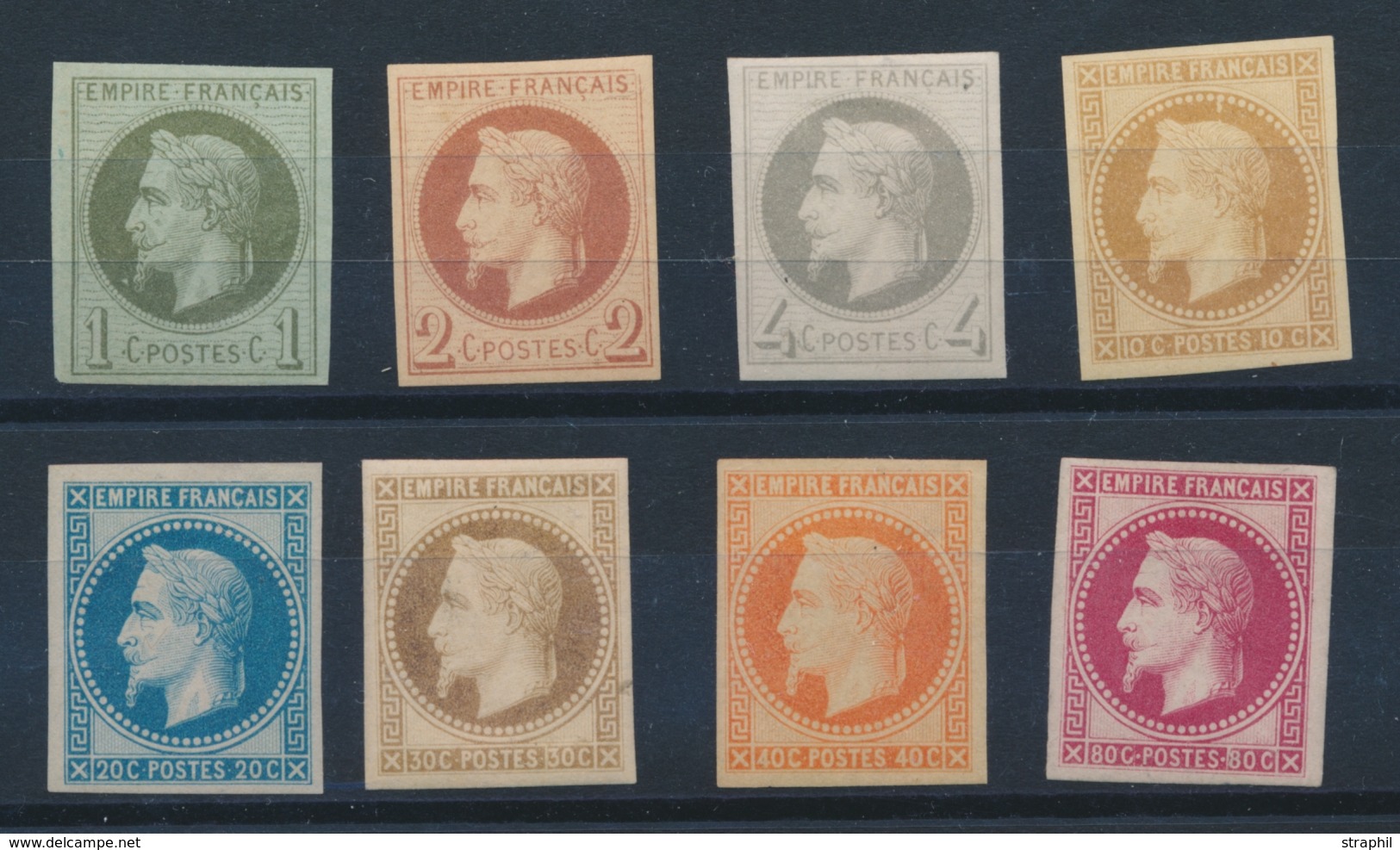 ** N°25c/32b - La Série Rothschild - TB - 1863-1870 Napoléon III Lauré