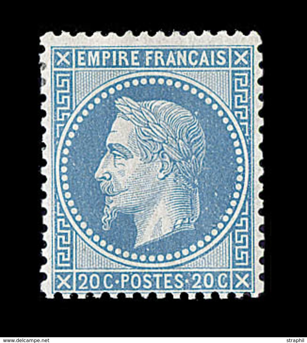 * N°29B - 20c Bleu - TB - 1863-1870 Napoleon III With Laurels